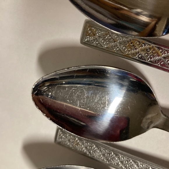 Vintage Frontier Airlines Flatware 24 Pieces Stainless Steel Japan - Picture 7 of 9